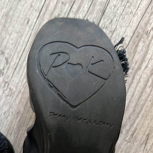 Penny Loved Kenny Black Ballerina Flats Bling size 8.5 - Picture 8 of 10